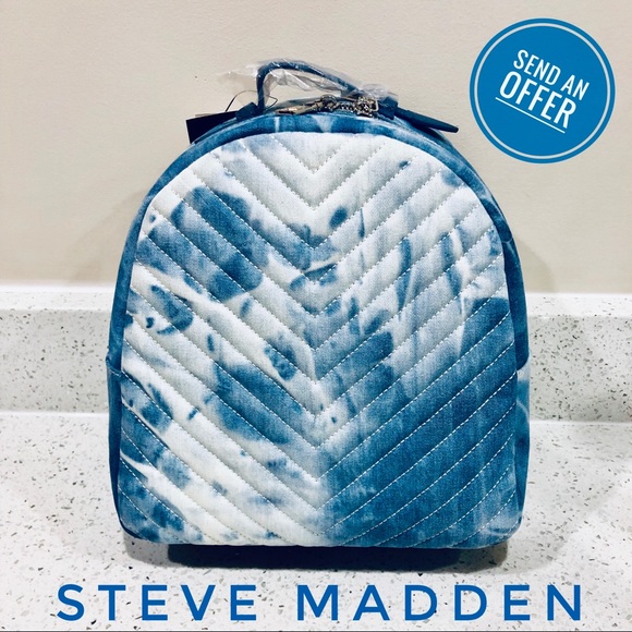 Steve Madden Handbags - Steve Madden Quilted Chevron Josie Small Backpack